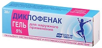 Диклофенак гель 5%